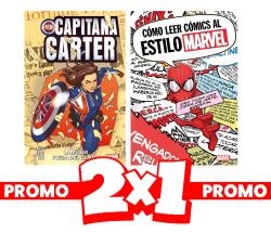 PACK 2X1 CAPITANA CARTER. MUJER FUERA DEL TIEMPO + CÓMO LEER COMICS ESTILO MARVEL