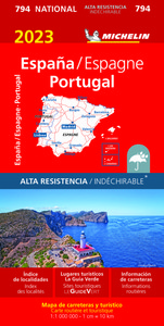 MAPA NATIONAL ESPAÑA, PORTUGAL 2023. ALTA RESISTENCIA.