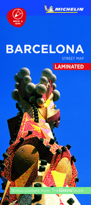 PLANO BARCELONA. CITYMAP LAMINTED 19205