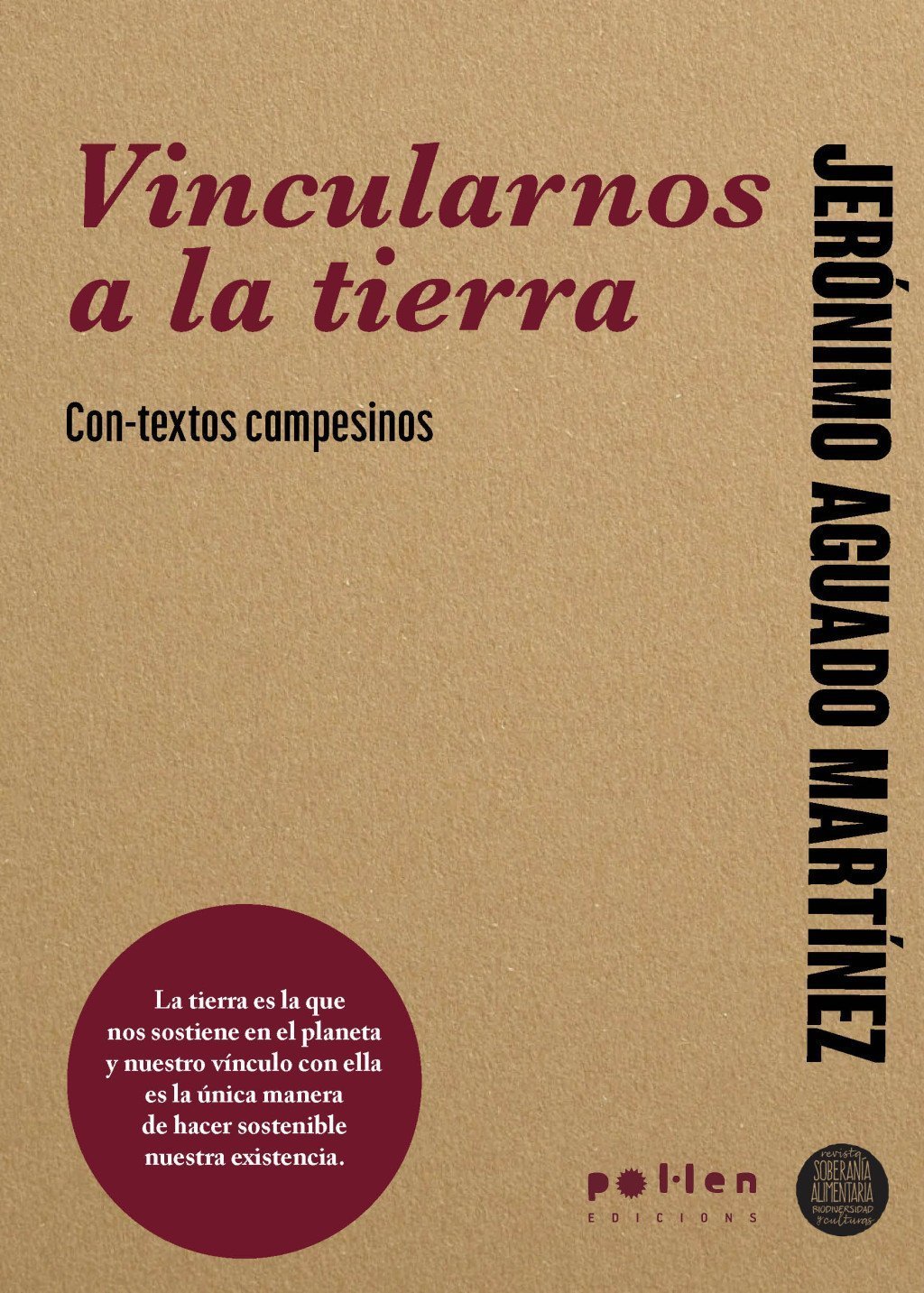 VINCULARNOS A LA TIERRA