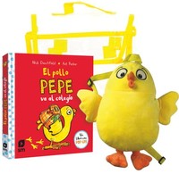 PACK EL POLLO PEPE VA AL COLEGIO CON MUÑECO