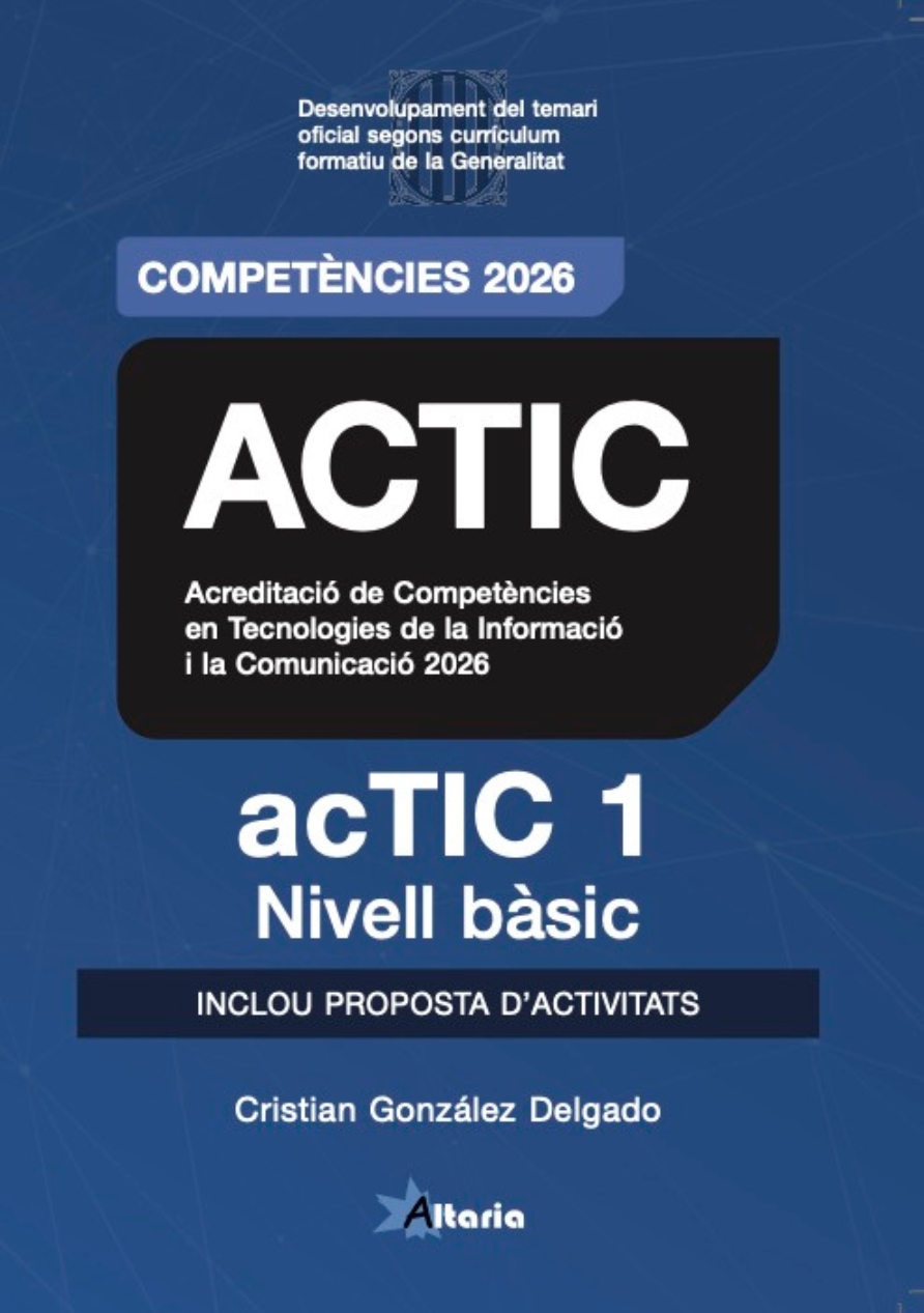 ACTIC, 1 BASIC. TEMARI. 2026 (CATALAN)