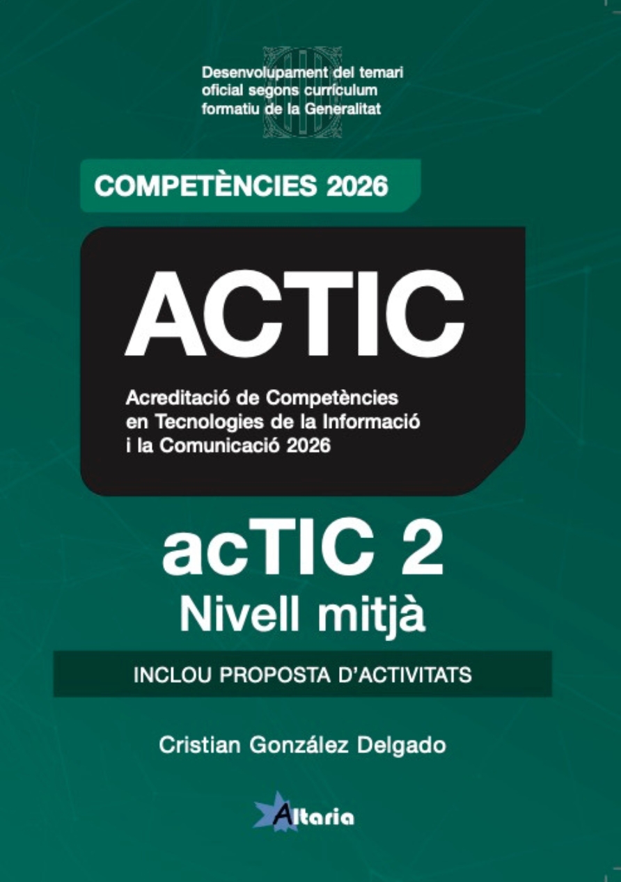 ACTIC, 2 MITJÁ. TEMARI. 2026 (CATALAN)