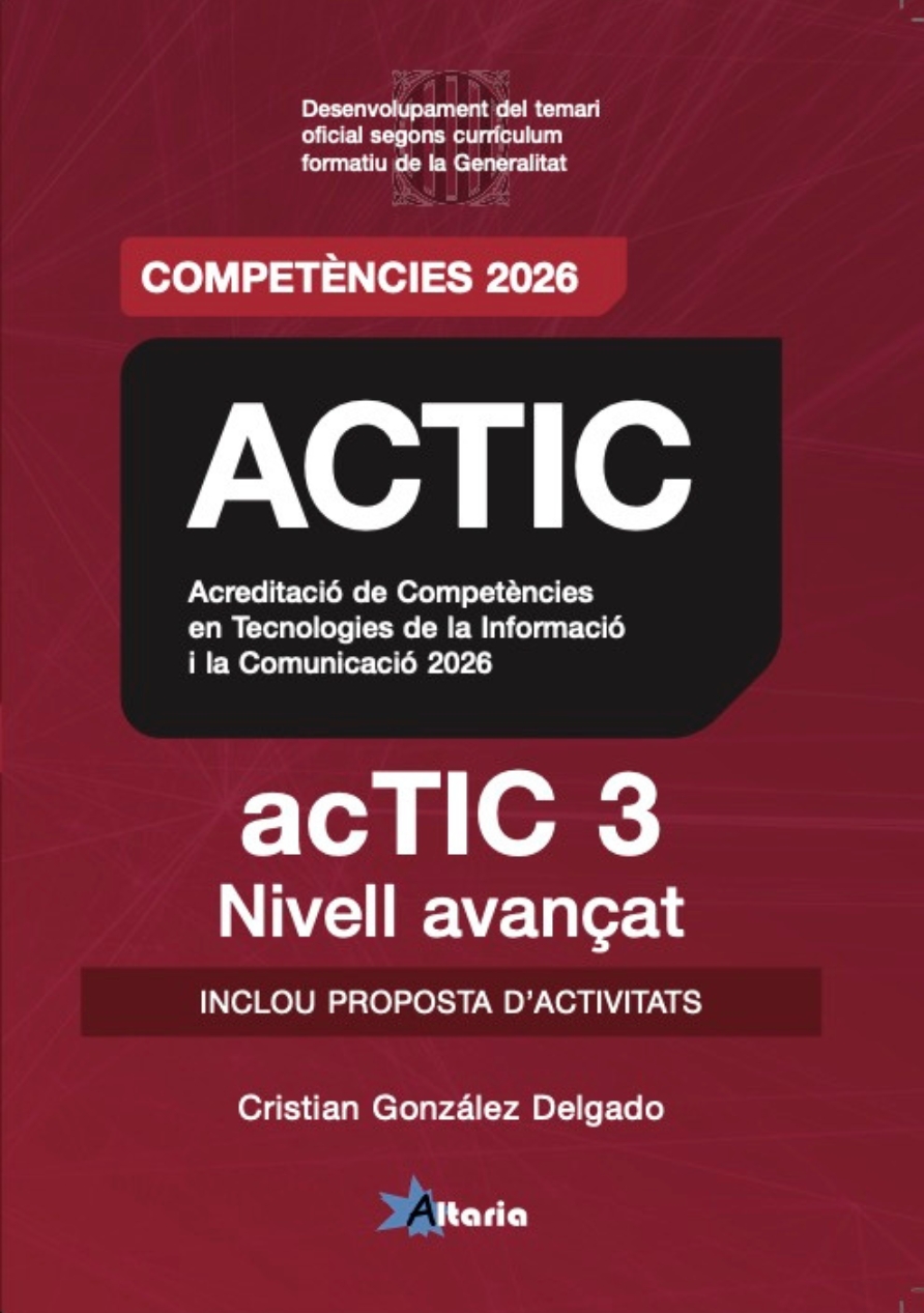 ACTIC, 3 AVANÇAT. TEMARI. 2026 (CATALAN)