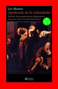 APOTEOSIS DE LO INFUNDADO. INTENTO DE PENSAMIENTO ADOGMATIC