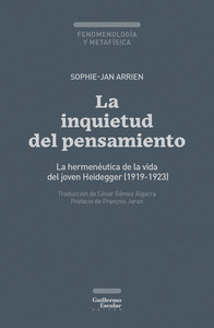 INQUIETUD DEL PENSAMIENTO. HERMENEUTICA DE LA VIDA DEL JOVE