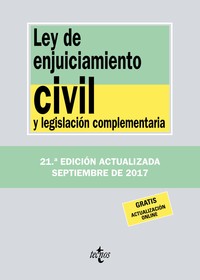 ** LEY DE ENJUICIAMIENTO CIVIL Y LEGISLACION COMPLEMENTARIA