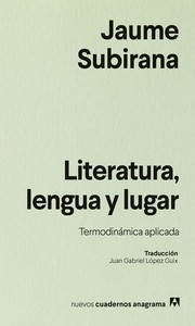 LITERATURA, LENGUA Y LUGAR. TERMODINAMICA APLICADA