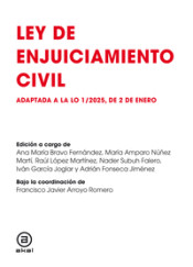 LEY ENJUICIAMIENTO CIVIL. ADAPTADA A LO 1/2025, DE 2 ENERO