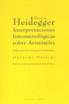 # INTERPRETACIONES FENOMENOLOGICAS ARISTOTELES