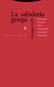 SABIDURIA GRIEGA, 2 (2ªED)