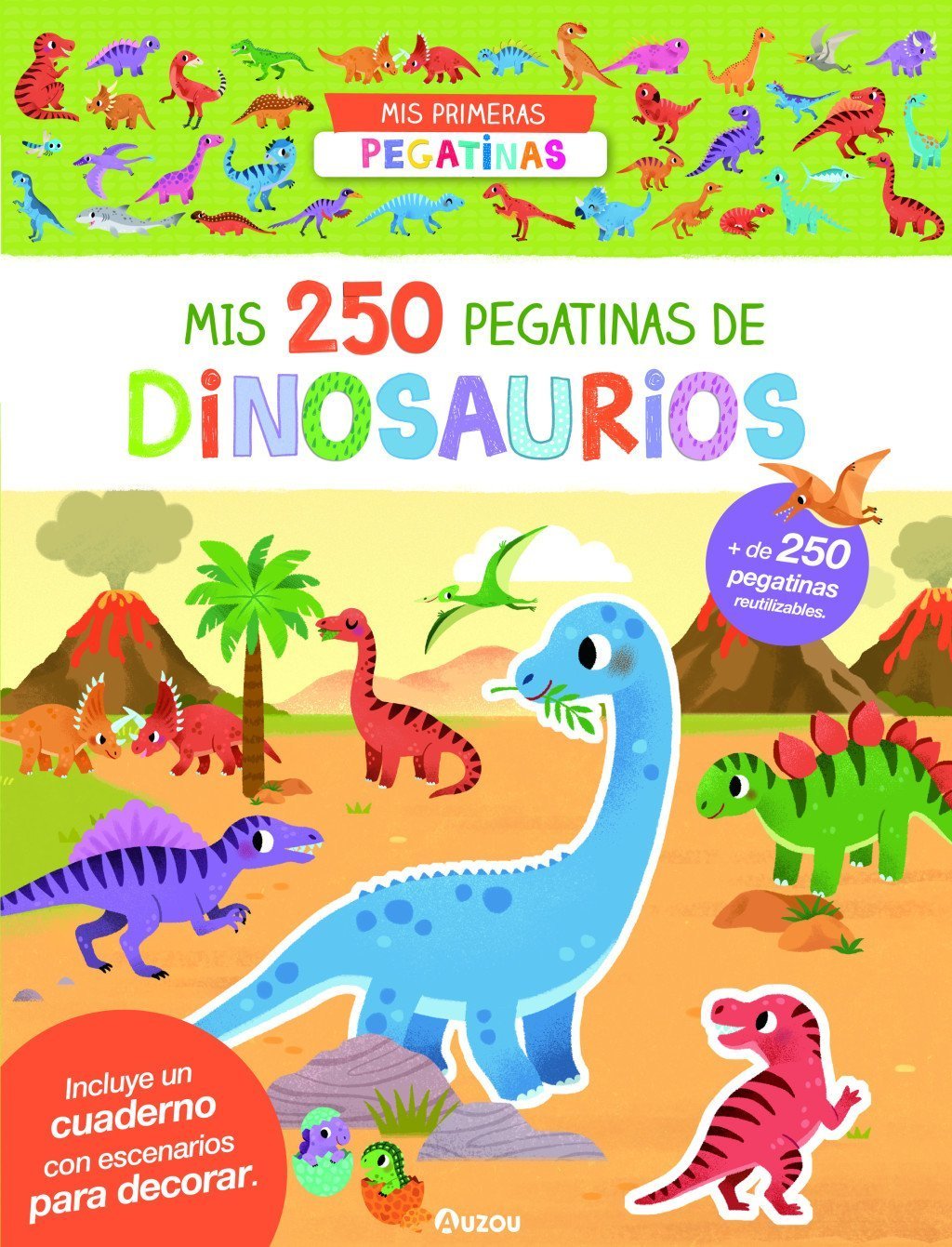 MIS 250 PEGATINAS DE DINOSAURIOS