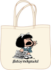 BOLSA MAFALDA. TOTE BAG. ESTOY INDIGNADA!