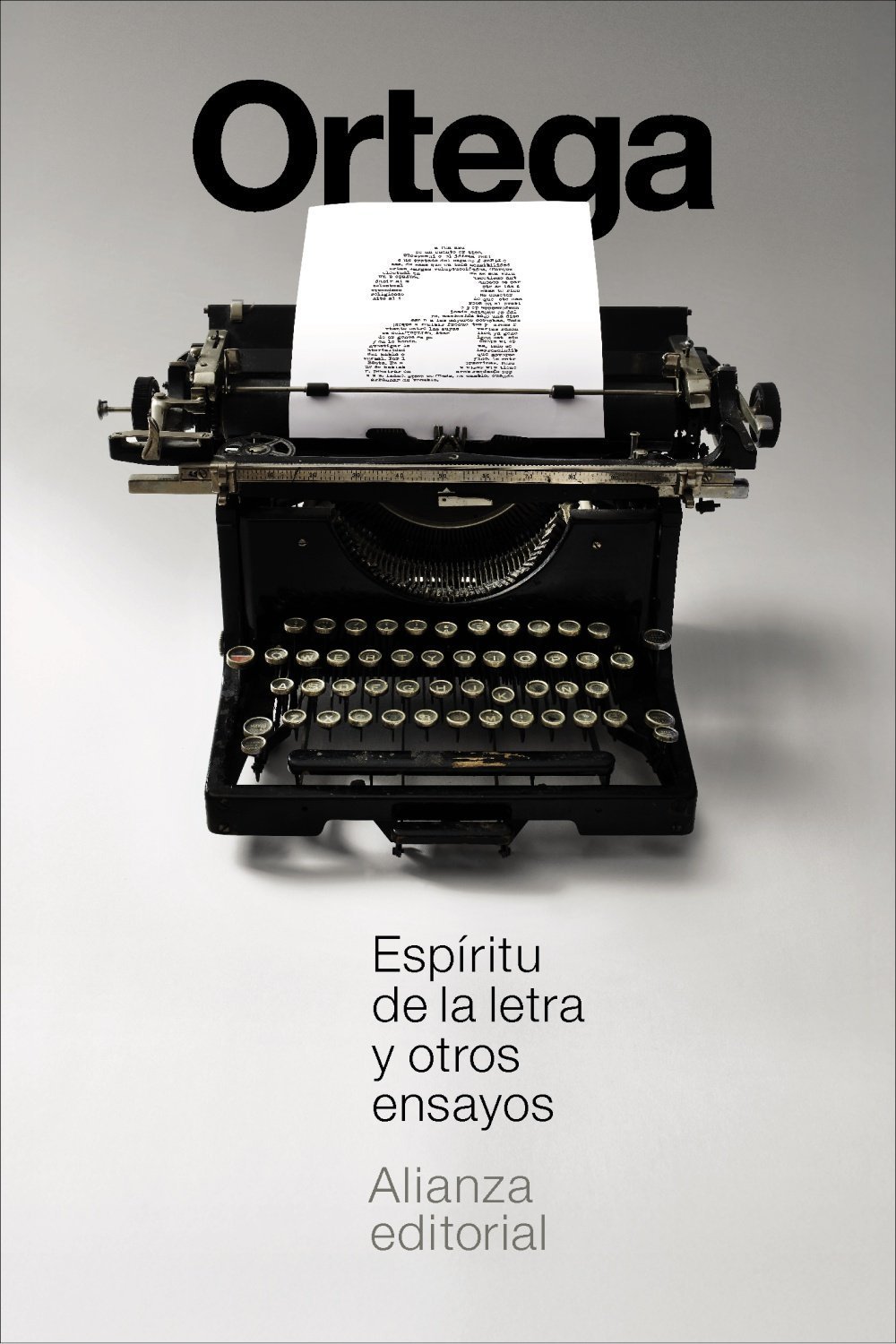 ESPÍRITU DE LA LETRA Y OTROS ENSAYOS
