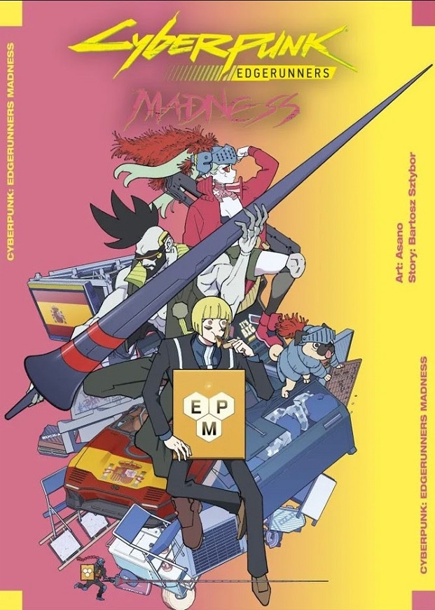 CYBERPUNK EDGERUNNERS, 1 MADNESS (PORTADA ALTERNATIVA)