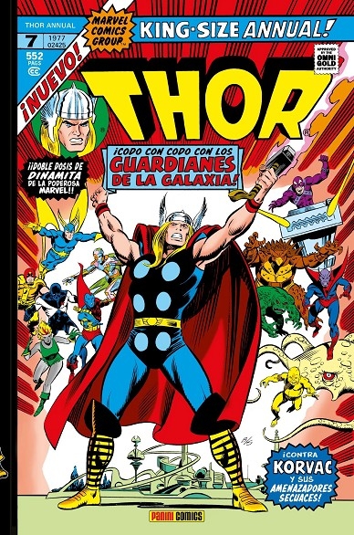PODEROSO THOR, 7 CODO CON CODO CON GUARDIANES GALAXIA (MARVEL GOLD)