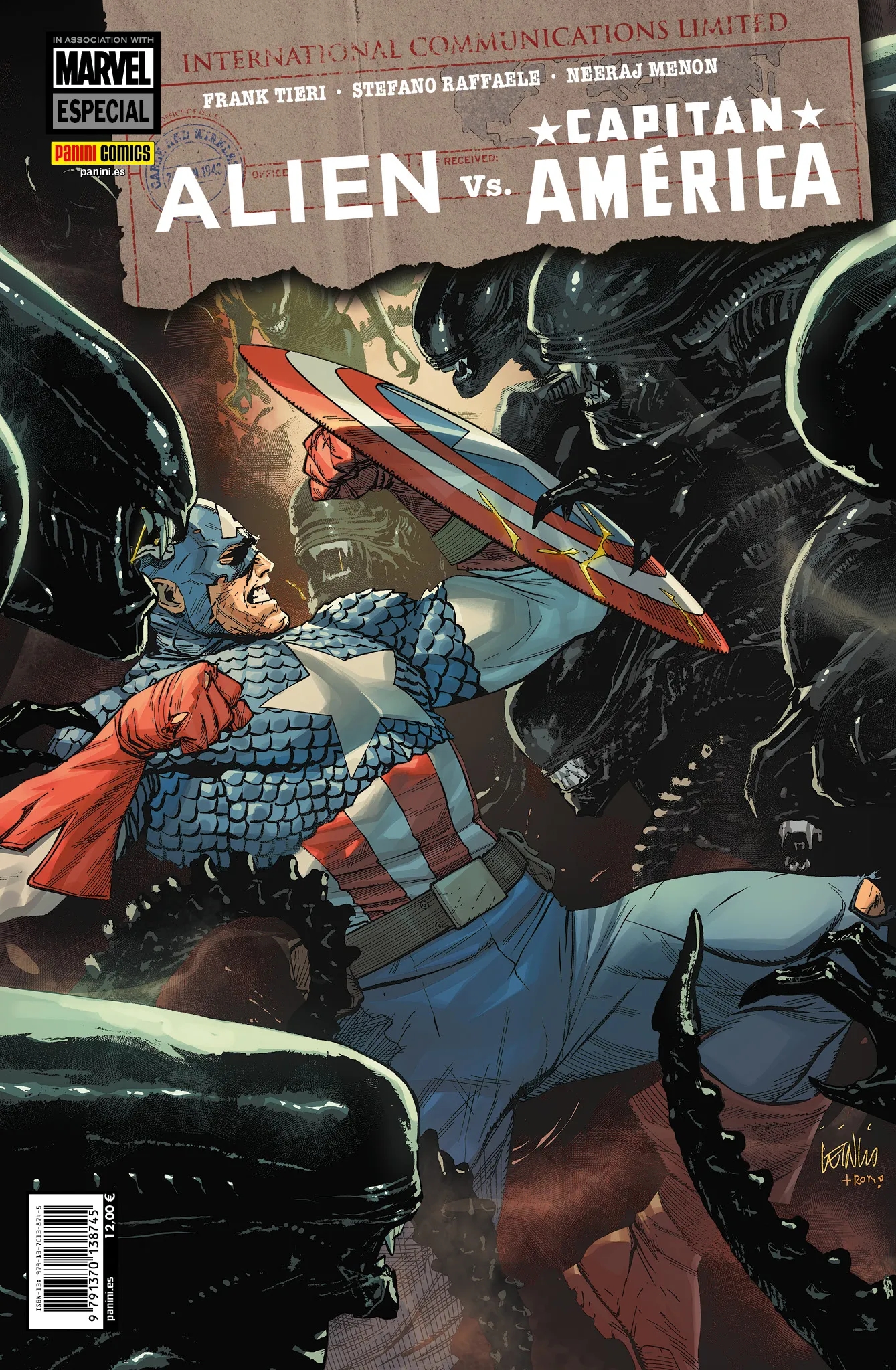 ALIEN VS. CAPITÁN AMÉRICA. ONE SHOT