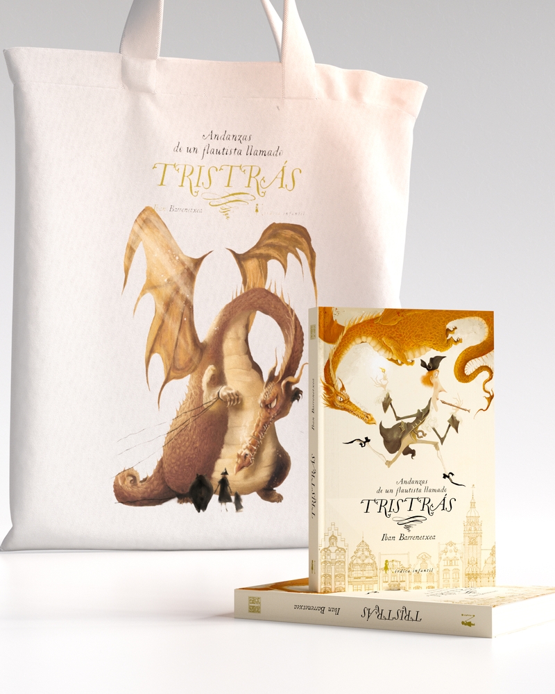 PACK TRISTRAS (LIBRO + BOLSA TELA)