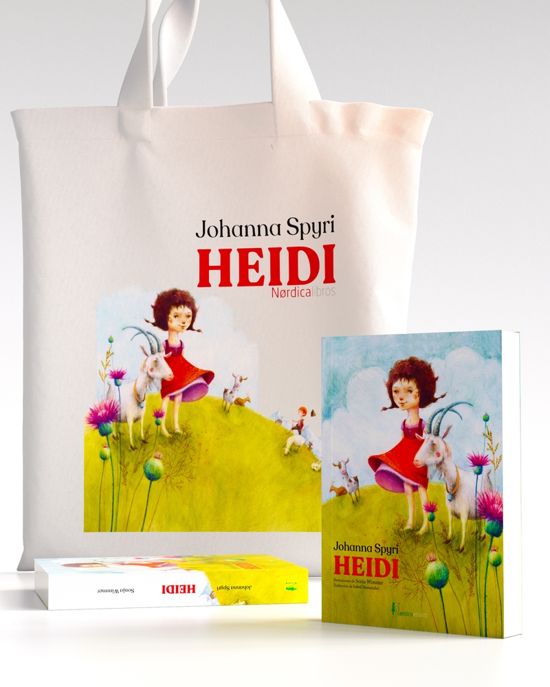 PACK HEIDI (LIBRO + BOLSA TELA)