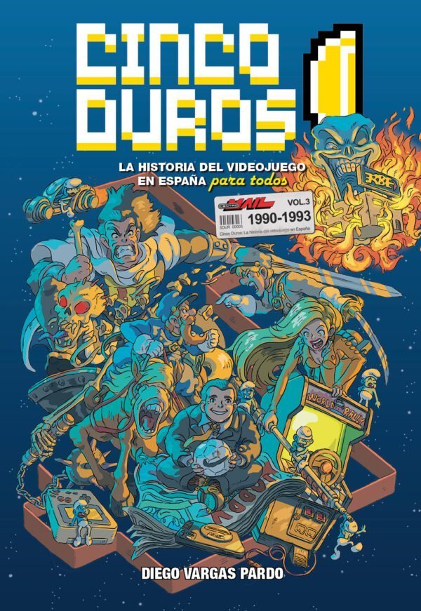 CINCO DUROS, 3 HISTORIA VIDEOJUEGO ESPAÑA PARA TODOS 1990-1993