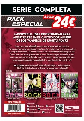 PACK ESPECIAL KINRYO ROCK. COL. COMPLETA