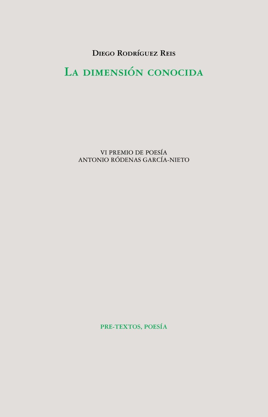 DIMENSIÓN CONOCIDA, LA