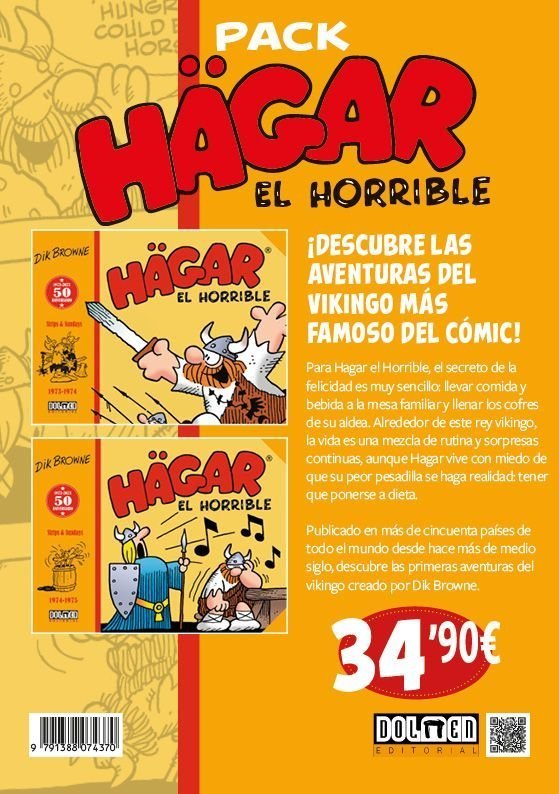 PACK HAGAR EL HORRIBLE 1 Y 2 (CONTIENE 1973-1974 Y 1974-1975)