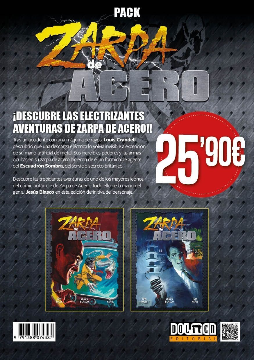 PACK ZARPA DE ACERO (VOL 1 Y 2)