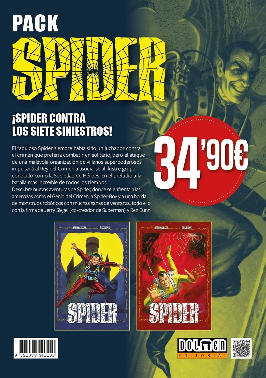PACK SPIDER (SPIDER, 3 Y 4)